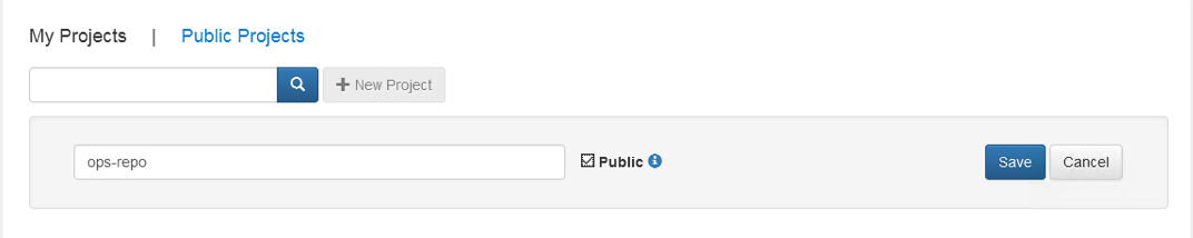 harbor - create new proj